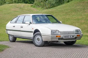 Vintage Citroen C X White Car Wallpaper