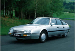Vintage Citroen C X22 T R S On Road Wallpaper