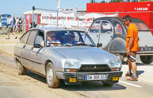 Vintage Citroen G S Car Show Wallpaper