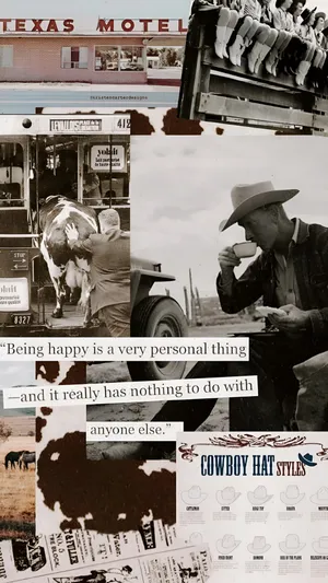 Vintage Cowboy Life Wallpaper