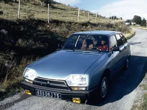 Vintage Elegance - Citroen Gs Parked Outdoors Wallpaper