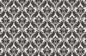 Vintage Elegance In Black And White Wallpaper