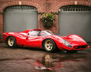 Vintage Ferrari P Wallpaper