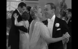 Vintage Film Scene On The Big Screen Wallpaper