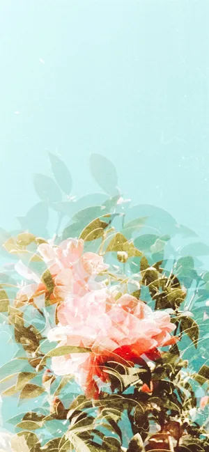 Vintage Floral Artwork Wallpaper