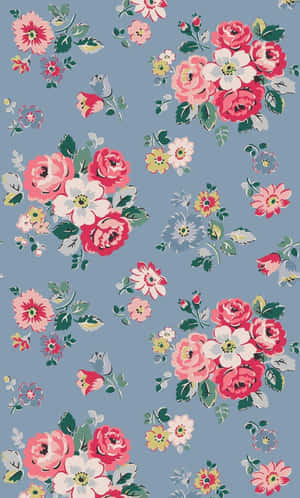 Vintage Floral Pattern Background Wallpaper