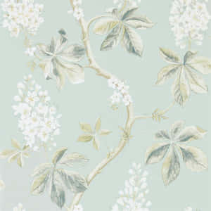 Vintage Floral Pattern Design Wallpaper