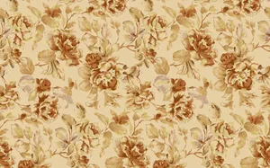 Vintage Floral Pattern Wallpaper