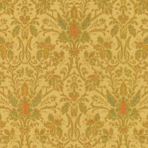 Vintage Floral Pattern Texture1920s Wallpaper
