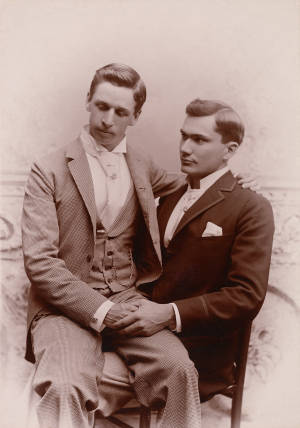 Vintage Gay Men Photo Wallpaper