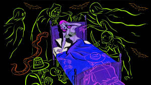 Vintage Halloween Nightmare Wallpaper