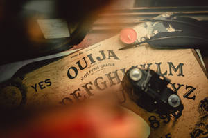 Vintage Halloween Ouija Board Wallpaper