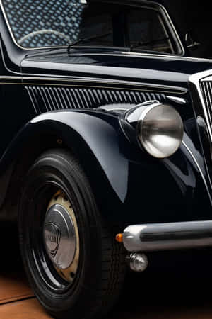 Vintage Lancia Aprilia Close Up Wallpaper