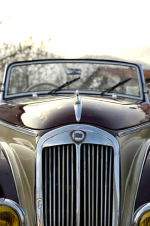 Vintage Lancia Aprilia Front View Wallpaper