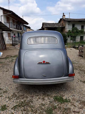 Vintage Lancia Aprilia Rear View Wallpaper