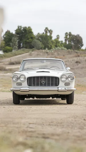 Vintage Lancia Flaminia Front View Wallpaper