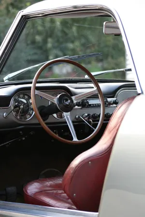 Vintage Lancia Flaminia Interior View Wallpaper