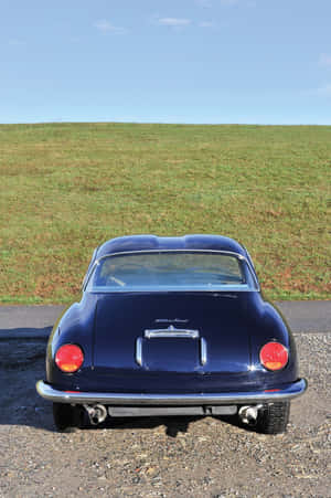 Vintage Lancia Flaminia Rear View Wallpaper