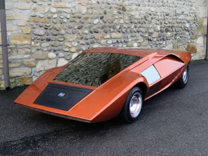 Vintage Lancia Stratos Zero Concept Car Wallpaper