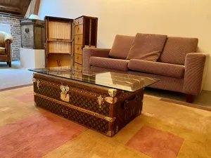 Vintage Luggage Coffee Table Wallpaper