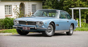 Vintage Maserati Mexico Classic Car Wallpaper