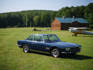 Vintage Maserati Mexico Countryside Wallpaper