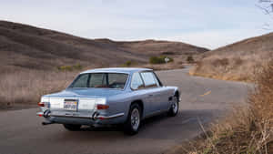 Vintage Maserati Mexico On Road Wallpaper