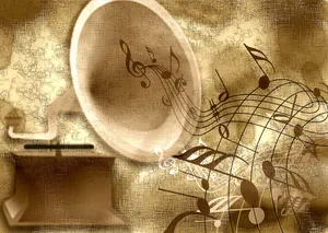 Vintage Music Nostalgia Wallpaper