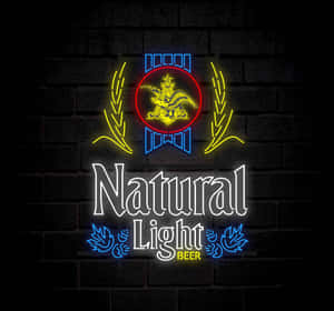 Vintage Natural Light Neon Sign Wallpaper