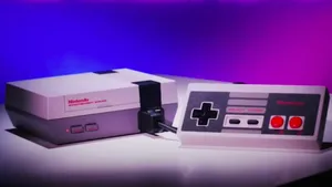 Vintage Nes Gaming Set Wallpaper