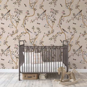 Vintage Nursery Room Bird Wallpaper Wallpaper