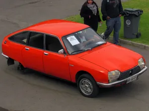 Vintage Orange Citroen G S Car Wallpaper