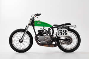 Vintage Ossa Motorcycle Number53 Wallpaper