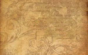 Vintage Paper Texture With Ancient Writing Wallpaper