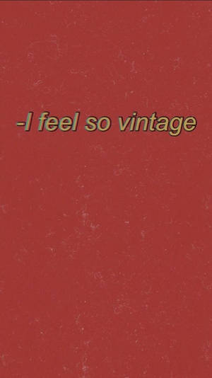 Vintage Pastel Red Aesthetic Wallpaper