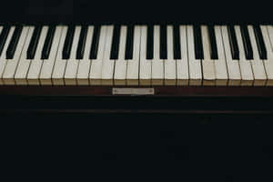 Vintage Piano Keys Aesthetic Wallpaper