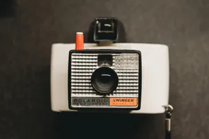 Vintage Polaroid Swinger Model20 Camera Wallpaper
