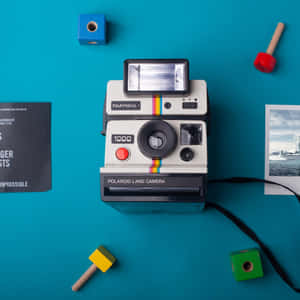 Vintage Polaroid1000 Land Camera Wallpaper