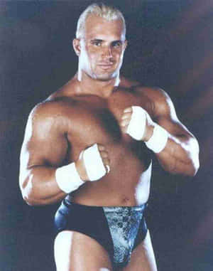 Vintage Portrait Of Professional Wrestler, Chris Candido Wallpaper