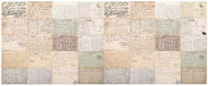 Vintage Postcard Collage Wallpaper
