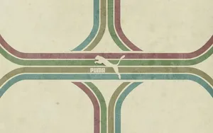 Vintage Puma Logo Design Wallpaper