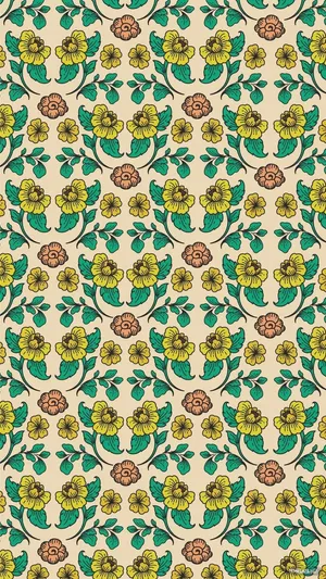 Vintage Record Player With Old School Vinyls Wallpaper