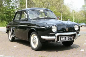 Vintage Renault Dauphine - Beauty Of The Past Wallpaper