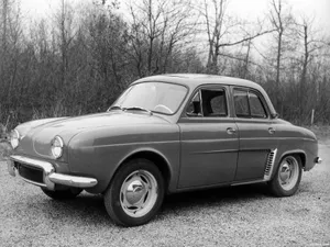 Vintage Renault Dauphine In Mint Condition Wallpaper