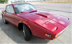 Vintage Saab Sonett In Pristine Condition Wallpaper