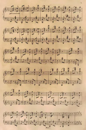 Vintage Sheet Music Page Wallpaper