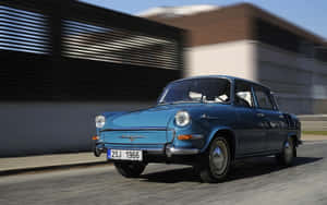 Vintage Skoda 1000 Mb In Immaculate Condition Wallpaper