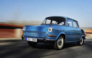 Vintage Skoda 1000 Mb In Pristine Condition Wallpaper