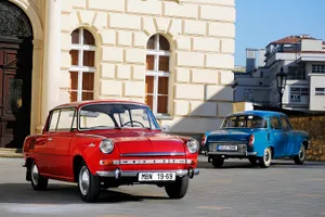 Vintage Skoda1000 Mb Classic Cars Wallpaper