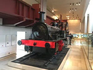 Vintage Steam Engine Exhibit National Museum Scotland Wallpaper